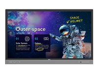 BenQ RM6503 - 65" Clase diagonal Master Education Series pantalla LCD con retroiluminación LED - interactivo - con pantalla táctil (multitáctil) - 4K UHD (2160p) 3840 x 2160 - Direct LED - negro, metal 9H.F7CTK.DE1