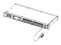 Eaton ePDU G3 Metered Input - Unidad de distribución de potencia (montaje en bastidor) - CA 230 V - 1 fase - Ethernet 10/100, RS-232 - input: IEC 60320 C14 - conectores de salida: 8 (IEC 60320 C13) - 1U - 3 m cable EMIH02