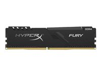 HyperX FURY - DDR4 - kit - 16 GB: 4 x 4 GB - DIMM de 288 contactos - 3000 MHz / PC4-24000 - CL15 - 1.35 V - sin búfer - no ECC - negro HX430C15FB3K4/16