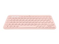 Logitech K380 Multi-Device Bluetooth Keyboard - Teclado - inalámbrico - Bluetooth 3.0 - QWERTY - italiano - rosa 920-010398