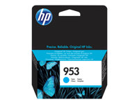 HP 953 - 9 ml - cián - original - blíster - cartucho de tinta - para Officejet Pro 77XX, 82XX, 87XX F6U12AE#BGY