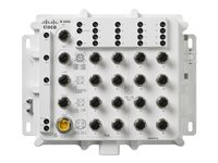 Cisco Industrial Ethernet 2000 IP67 Series - Conmutador - Gestionado - 16 x 10/100 (PoE+) + 2 x 10/100/1000 - montaje en pared - PoE+ IE-2000-16T67P-G-E