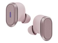 Logitech Zone True Wireless - Auriculares inalámbricos con micro - en oreja - Bluetooth - cancelación de sonido activo - rosa 985-001090