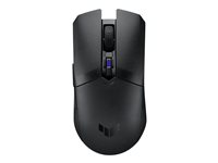 ASUS TUF Gaming M4 - Ratón - diestro y zurdo - 6 botones - inalámbrico - 2.4 GHz, Bluetooth 5.1 - receptor inalámbrico USB - negro 90MP02F0-BMUA00