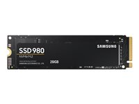 Samsung 980 MZ-V8V250BW - SSD - cifrado - 250 GB - interno - M.2 2280 - PCIe 3.0 x4 (NVMe) - AES de 256 bits - TCG Opal Encryption MZ-V8V250BW