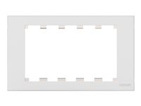 VISION TechConnect 3 2-Gang UK Surround - Panel frontal - blanco - de dos cajas TC3 SURR2G