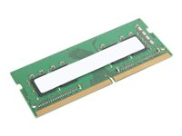Lenovo - DDR4 - módulo - 32 GB - SO-DIMM de 260 contactos - 3200 MHz / PC4-25600 - 1.2 V - sin búfer - no ECC - CRU - verde - para ThinkCentre M70a; M70q; M80q; M90a; M90q; ThinkPad E14 Gen 2; E15 Gen 2; L14 Gen 1; L15 Gen 1; P1 (3rd Gen); P14s Gen 1; P15 Gen 1; P15s Gen 1; P15v Gen 1; P17 Gen 1; T14 Gen 1; T15 Gen 1; T15p Gen 1; ThinkStation P340 (Tiny) 4X71A11993