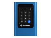 Kingston IronKey Vault Privacy 80 - SSD - cifrado - 1920 GB - externo (portátil) - USB 3.2 Gen 1 (USB-C conector) - FIPS 197, 256-bit AES-XTS - Conforme a la TAA IKVP80ES/1920G