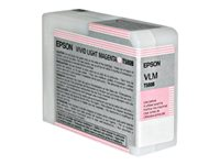 Epson - 80 ml - magenta vívido suave - original - cartucho de tinta - para Stylus Pro 3880, Pro 3880 Mirage Edition, Pro 3880 Signature Worthy Edition C13T580B00