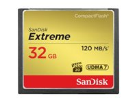 SanDisk Extreme - Tarjeta de memoria flash - 32 GB - 567x - CompactFlash SDCFXSB-032G-G46
