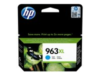 HP 963XL - 22.77 ml - Alto rendimiento - cián - original - cartucho de tinta - para Officejet 9012; Officejet Pro 90XX 3JA27AE#301