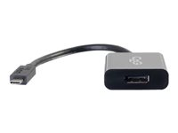 C2G USB C to DisplayPort Adapter Converter - USB Type C to DisplayPort Black - Adaptador de vídeo externo - USB 3.1 - DisplayPort - negro 80521