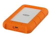 LaCie Rugged USB-C STFR5000800 - Disco duro - 5 TB - externo (portátil) - USB 3.1 Gen 1 (USB-C conector) - con Plan de Servicio de recuperación de datos Rescue durante 2 años STFR5000800