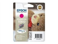 Epson T0613 - 8 ml - magenta - original - blíster con alarmas de RF/acústica - cartucho de tinta - para Stylus D68, D88, DX3800, DX3850, DX4200, DX4250, DX4800, DX4850 C13T06134020