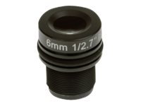 AXIS - Objetivo CCTV - 1/2.7" - montaje M12 - 6 mm - f/1.9 (paquete de 4) - para AXIS F1005-E Sensor Unit, FA1105 Sensor Unit 01960-001