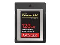 SanDisk Extreme Pro - Tarjeta de memoria flash - 128 GB - CFexpress SDCFE-128G-GN4NN