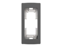 AXIS TA8201 Recessed Mount - Kit de montaje de cámara - montaje empotrado, instalable en pared - interior, exterior - gris oscuro metálico - para AXIS A8207-VE Network Video Door Station 01762-001