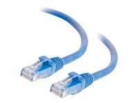 C2G - Cable de interconexión - RJ-45 (M) a RJ-45 (M) - 5 m - UTP - CAT 6a - atornillado, sin enganches - azul 82506