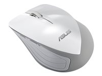 ASUS WT465 - Ratón - óptico - inalámbrico - 2.4 GHz - receptor inalámbrico USB - blanco 90XB0090-BMU050