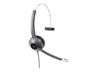 Cisco 521 Wired Single - Auricular - en oreja - cableado - conector de 3,5 mm CP-HS-W-521-USBC