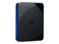 WD Gaming Drive WDBM1M0040BBK - Disco duro - 4 TB - externo (portátil) - USB 3.0 - parte superior negra con parte inferior azul WDBM1M0040BBK-WESN